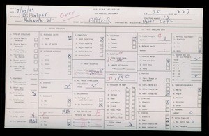 WPA household census for 1319 MOHAWK STREET, Los Angeles
