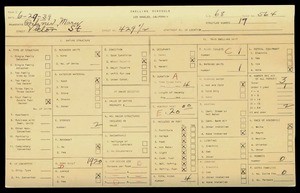 WPA household census for 429 1/2 VICTOR ST, Los Angeles