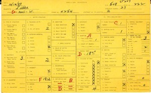 WPA household census for 4254 WALL, Los Angeles