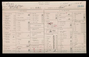 WPA household census for 1131 W 18TH, Los Angeles