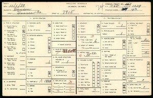 WPA household census for 7915 S HOOVER, Los Angeles County