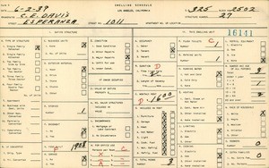 WPA household census for 1011 ESPERANZA, Los Angeles