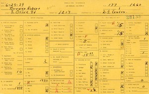 WPA household census for 1217 S OLIVE, Los Angeles