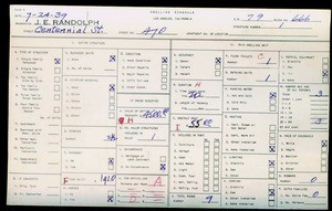 WPA household census for 470 CENTENNIAL, Los Angeles