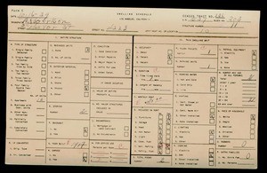 WPA household census for 4223 S HOOVER, Los Angeles County