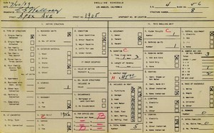WPA household census for 1905 APEX, Los Angeles