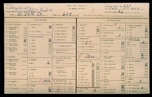 WPA household census for 608 W 50TH ST, Los Angeles County