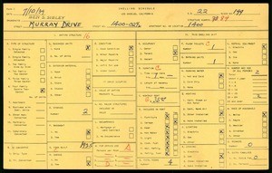 WPA household census for 1400 1/2 MURRAY DRIVE, Los Angeles