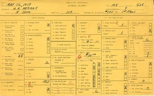WPA household census for 119 N OLIVE, Los Angeles