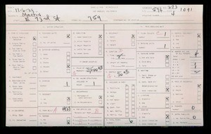 WPA household census for 759 E 73RD STREET, Los Angeles County