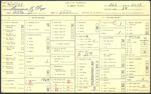 WPA household census for 2530 ALTA ST, Los Angeles