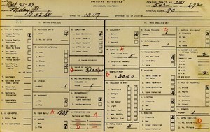WPA household census for 1347 W 58TH, Los Angeles