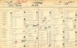 WPA household census for 3050 LIVE OAK, Los Angeles County