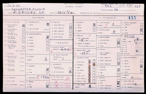 WPA household census for 1011 1/2 E SANDISON ST, Los Angeles County