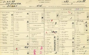 WPA household census for 515 SLOAT, Los Angeles