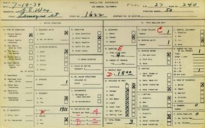 WPA household census for 1622 LEMOYNE, Los Angeles