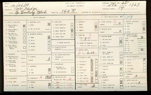 WPA household census for 143 E CENTURY BLVD, Los Angeles
