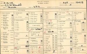WPA household census for 2812 HURON, Los Angeles