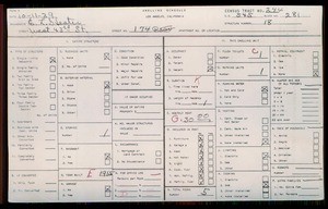 WPA household census for 174 W 43 ST, Los Angeles County