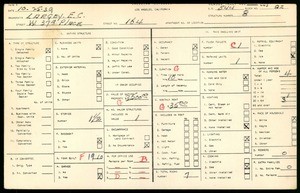 WPA household census for 164 W 37TH PLACE, Los Angeles County