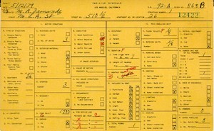WPA household census for 510 N LOS ANGELES, Los Angeles