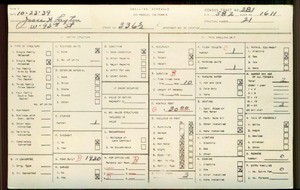 WPA household census for 336 W 93RD STREET, Los Angeles County