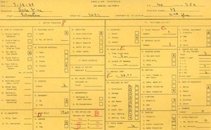 WPA household census for 1493 GALVESTON, Los Angeles