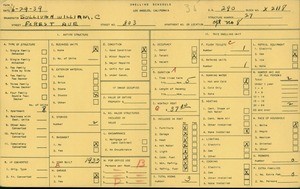 WPA household census for 803 FOREST AVE, Los Angeles