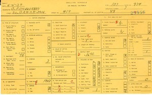 WPA household census for 419 S GRAND, Los Angeles