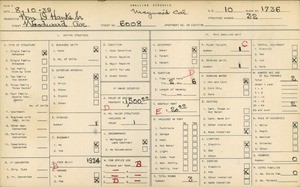 WPA household census for 6008 WOODWARD AVE, Los Angeles County