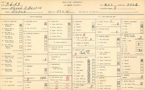 WPA household census for 1722 SICHEL, Los Angeles