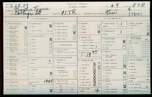 WPA household census for 917 COLLEGE ST, Los Angeles