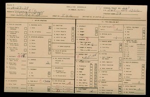 WPA household census for 842 W 83RD ST, Los Angeles County