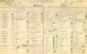 WPA household census for 943 S ROWAN