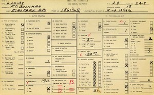 WPA household census for 1861 ECHO PARK AVE, Los Angeles