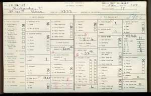 WPA household census for 1337 W 41ST STREET, Los Angeles County