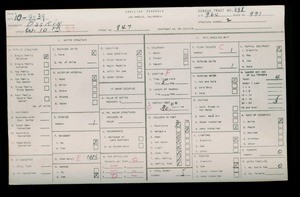 WPA household census for 747 W 10TH STREET, Los Angeles County