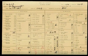 WPA household census for 1064 W 7TH, Los Angeles