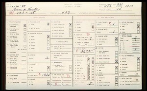 WPA household census for 429 W 102ND STREET, Los Angeles