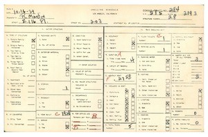WPA household census for 203 EAST 116TH PLACE, Los Angeles County