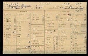 WPA household census for 544 W 3RD STREET, Los Angeles