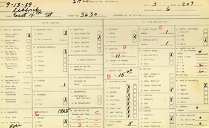 WPA household census for 3630 E 4TH