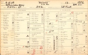 WPA household census for 342 West 5th Street, Los Angeles County