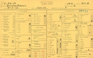 WPA household census for 1334-1332 W 5TH ST, Los Angeles