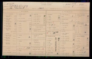 WPA household census for 1201 S LELAND ST, Los Angeles County