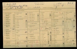 WPA household census for 1222 W 8TH STREET, Los Angeles