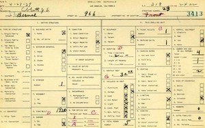 WPA household census for 966 S BERNAL AVE, Los Angeles