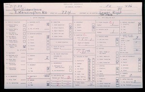 WPA household census for 774 EAST KENSINGTON ROAD, Los Angeles