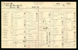 WPA household census for 247 RENO ST, Los Angeles