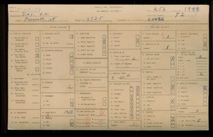 WPA household census for 2725 PREWETT STREET, Los Angeles